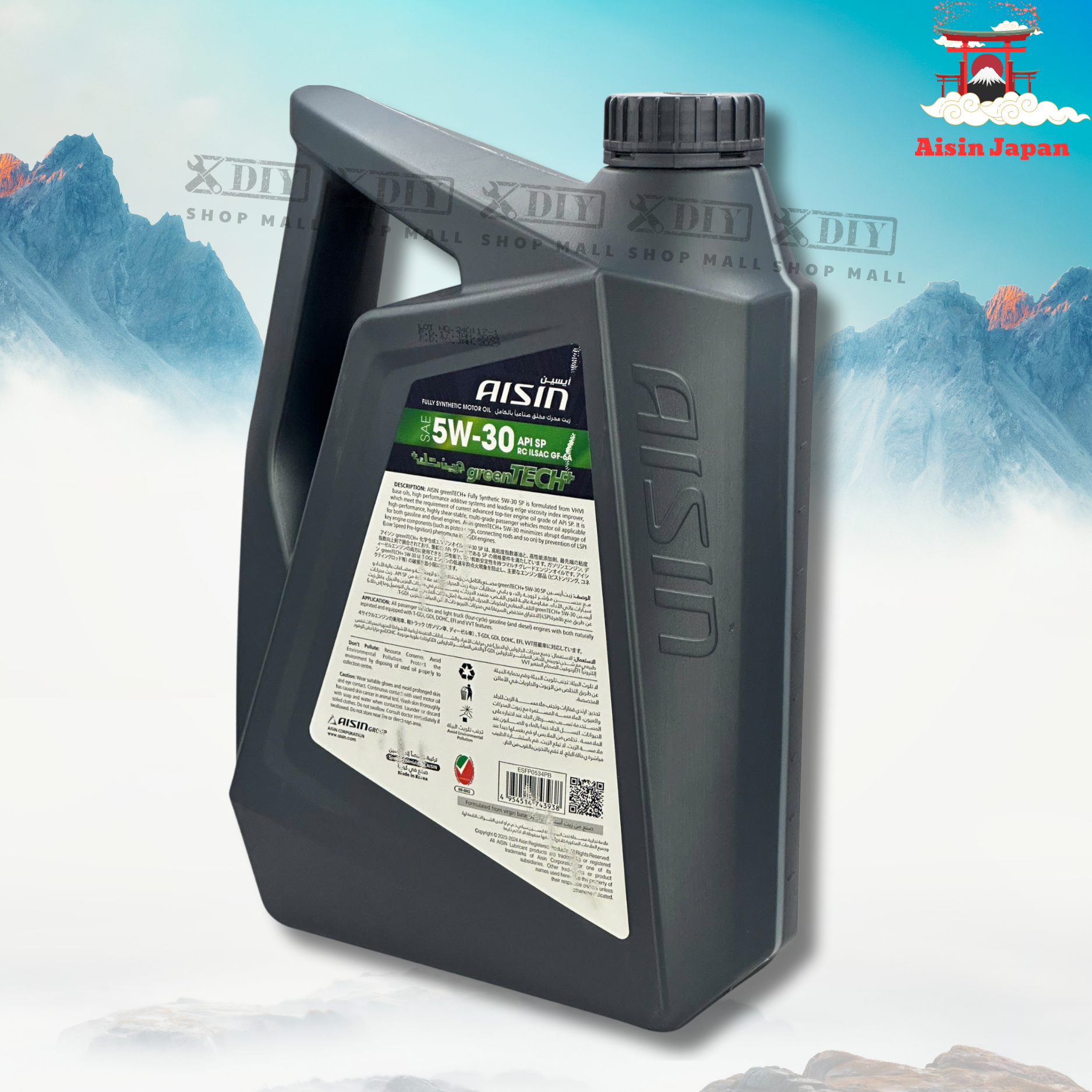 Dầu động cơ xăng AISIN 5W-30 SP 4 25