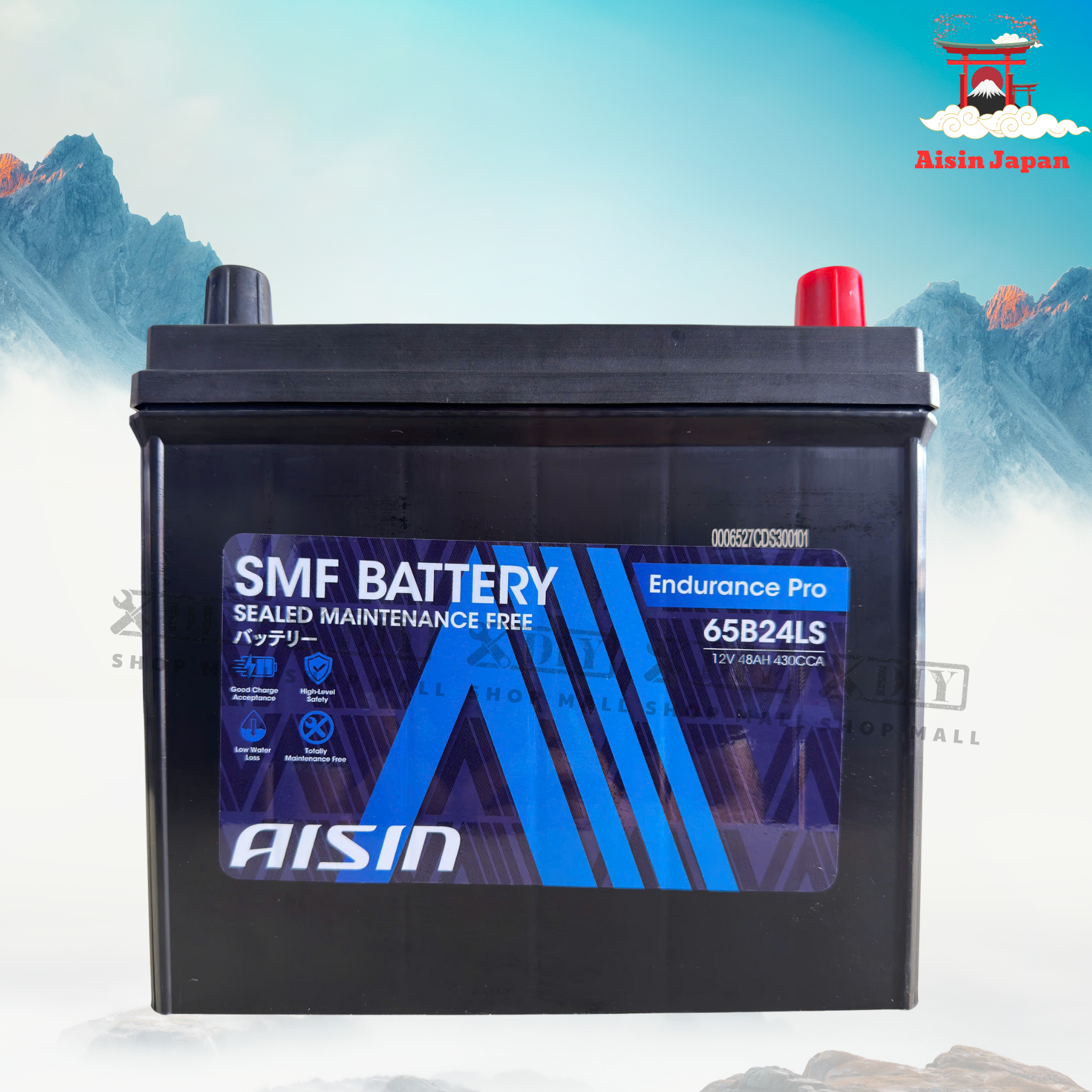 Ắc quy AISIN SMF BTR4S-65B24LS 1 Ắc quy AISIN SMF BTR4S-65B24LS