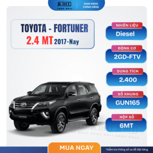 Combo bảo dưỡng Fortuner 2.4 MT 2017–nay