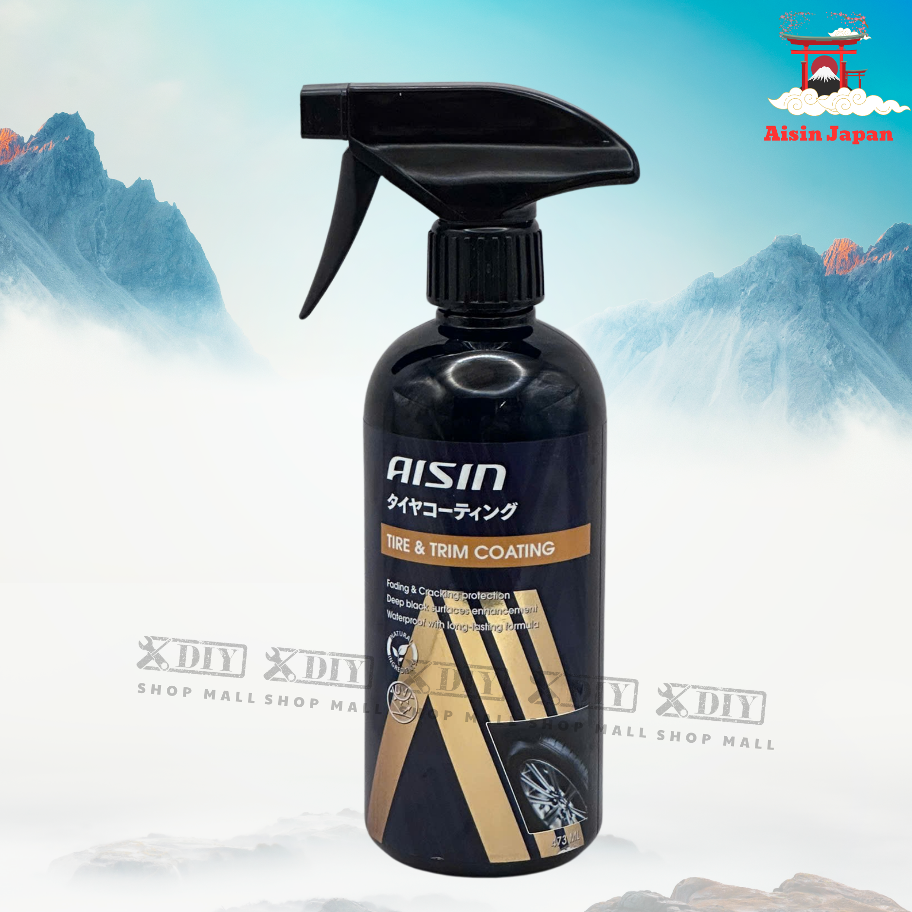 Dung dịch đánh bóng vỏ xe và mâm xe AISIN 1 Dung dịch đánh bóng vỏ xe và mâm xe AISIN