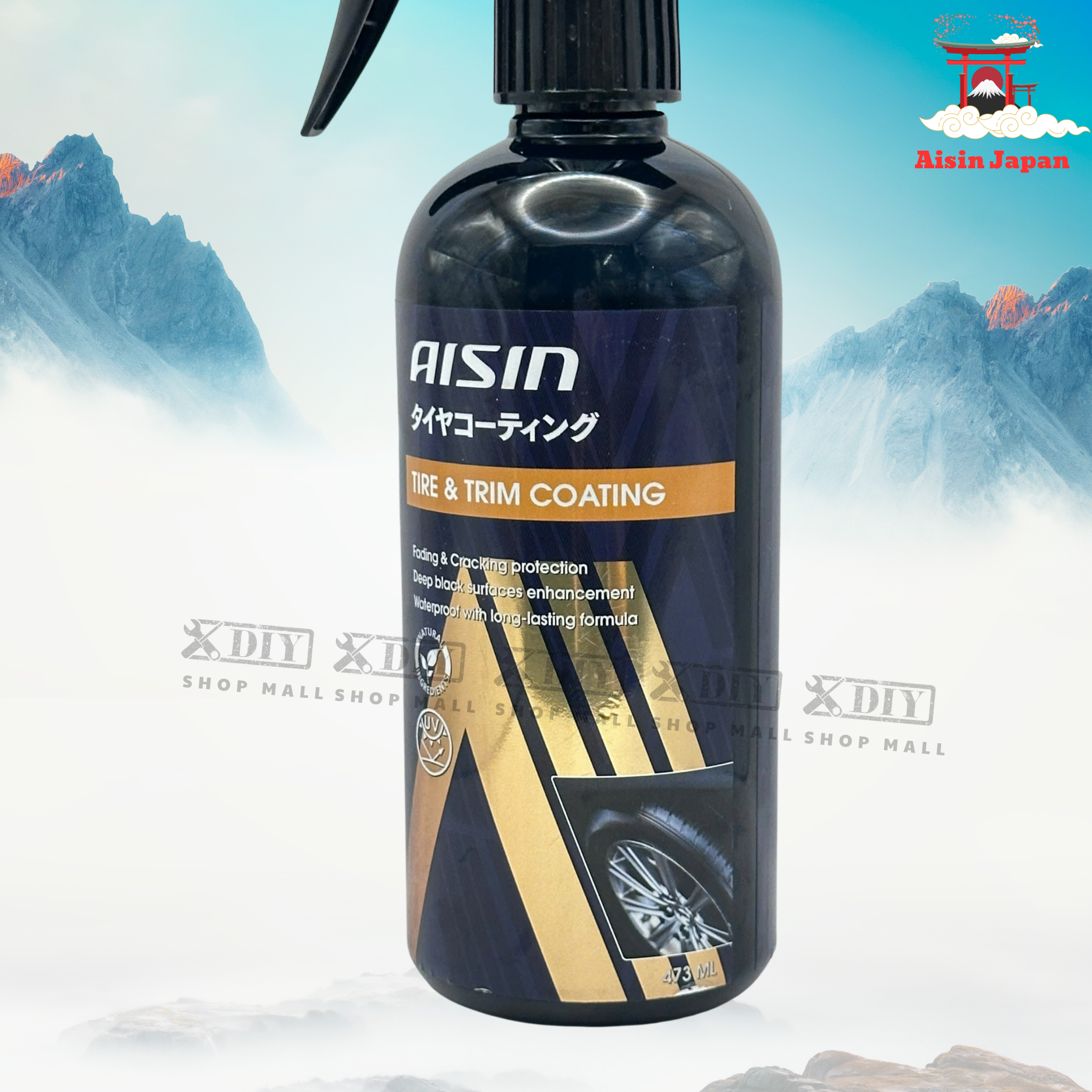 Dung dịch đánh bóng vỏ xe và mâm xe AISIN 4 Dung dịch đánh bóng vỏ xe và mâm xe AISIN