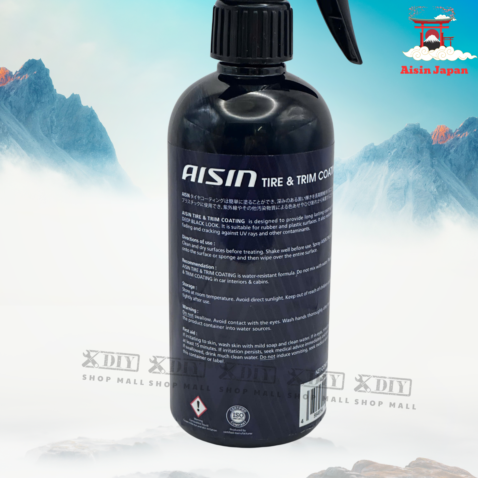 Dung dịch đánh bóng vỏ xe và mâm xe AISIN 3 25 1