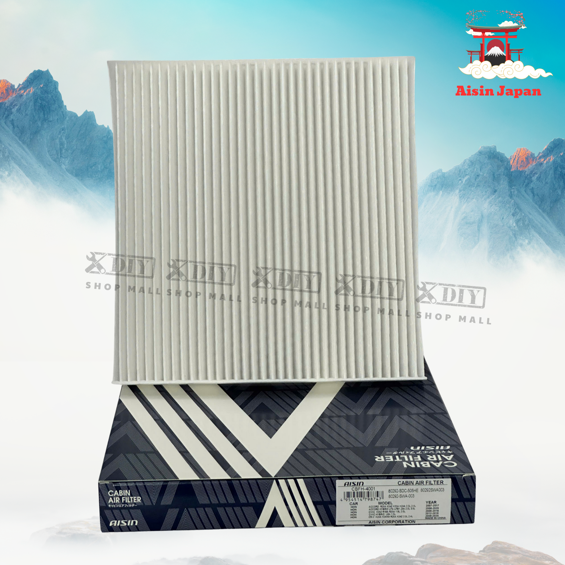 Lọc gió điều hòa Aisin Honda CBFH-4001 5 42 2