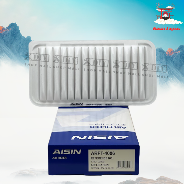 Lọc gió động cơ AISIN ARFT-4006 1 Lọc gió động cơ AISIN ARFT-4006 phù hợp cho Toyota Corolla Altis đời 2002–2007 và Toyota Wish đời 2003–2009. Đây là những dòng xe sedan và MPV phổ biến tại Việt Nam, yêu cầu lọc gió có kích thước chính xác và lưu lượng khí ổn định để đảm bảo động cơ vận hành mượt mà trong điều kiện đô thị và đường trường.