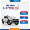 Combo bảo dưỡng Ford Ranger 2012–2015 XL/XLS/XLT 2.2 Turbo AT6 là bộ sản phẩm được thiết kế chuyên biệt dành riêng cho dòng Ranger sử dụng hộp số tự động 6 cấp. Đây là giải pháp tối ưu giúp chủ xe và gara thực hiện bảo dưỡng định kỳ một cách nhanh chóng, chính xác và tiết kiệm chi phí.