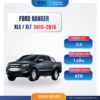 Combo Bảo Dưỡng Ford Ranger XLS / XLT 2.2 2016–2018 Turbo AT6 8 Combo Bảo Dưỡng Ford Ranger XLS / XLT 2.2 AT6 2016–2018 – giải pháp bảo dưỡng định kỳ toàn diện, được thiết kế chuyên biệt cho dòng bán tải Ranger máy dầu 2.2L sử dụng hộp số tự động 6 cấp (AT6). Giải pháp bảo dưỡng toàn diện, tối ưu chi phí